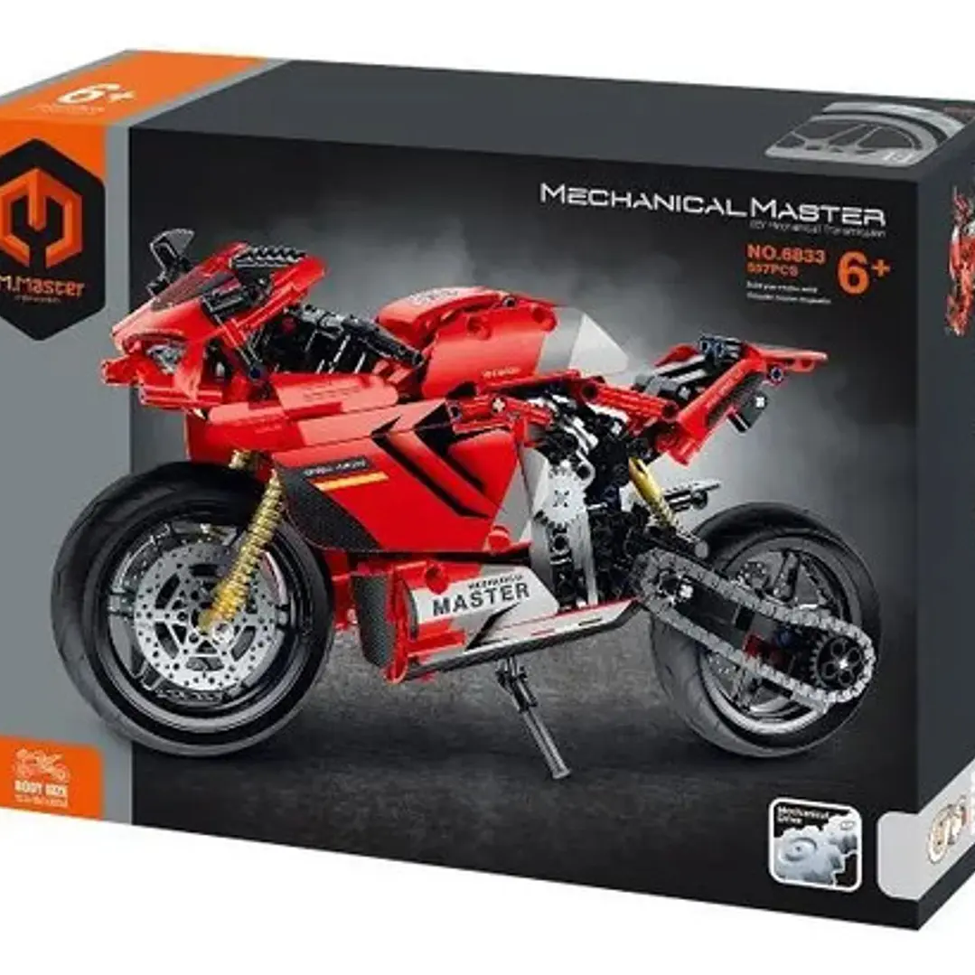 Moto A Friccion 557 Piezas Bloques P/armar Ft133 Immaster 1