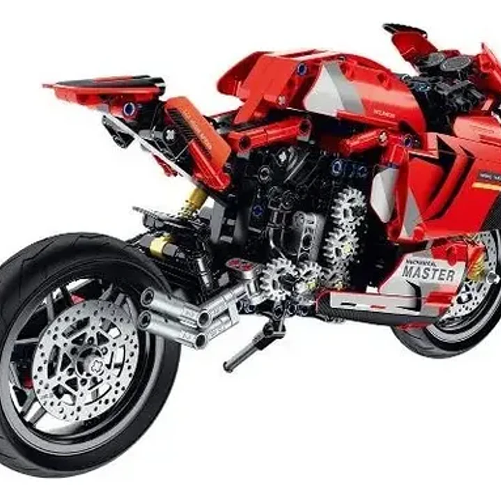 Moto A Friccion 557 Piezas Bloques P/armar Ft133 Immaster 3
