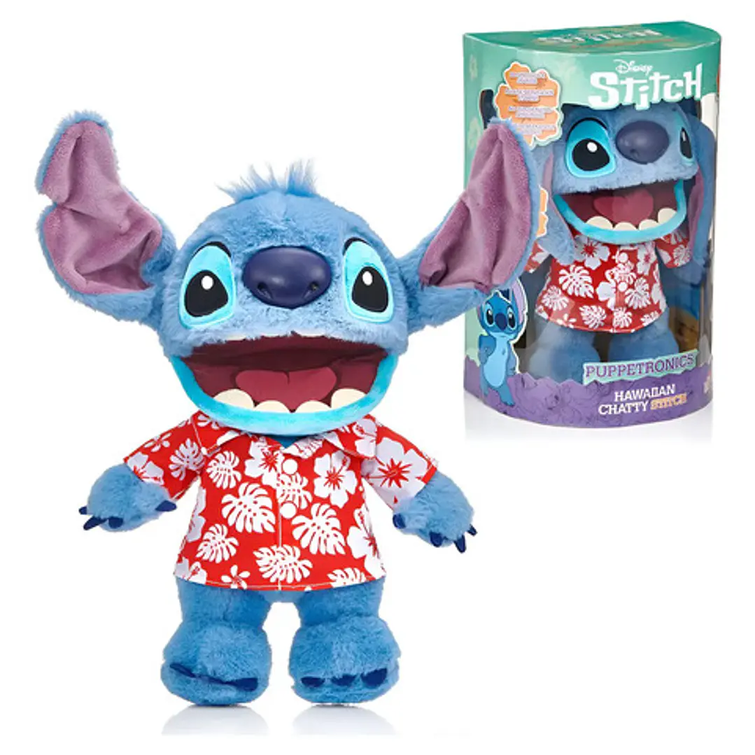 Muñeco Puppetronic Chatty Hawaiian Stitch Con Sonido Wabro 1