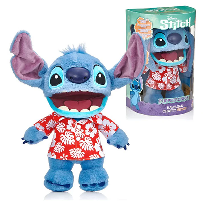 Muñeco Puppetronic Chatty Hawaiian Stitch Con Sonido Wabro 1