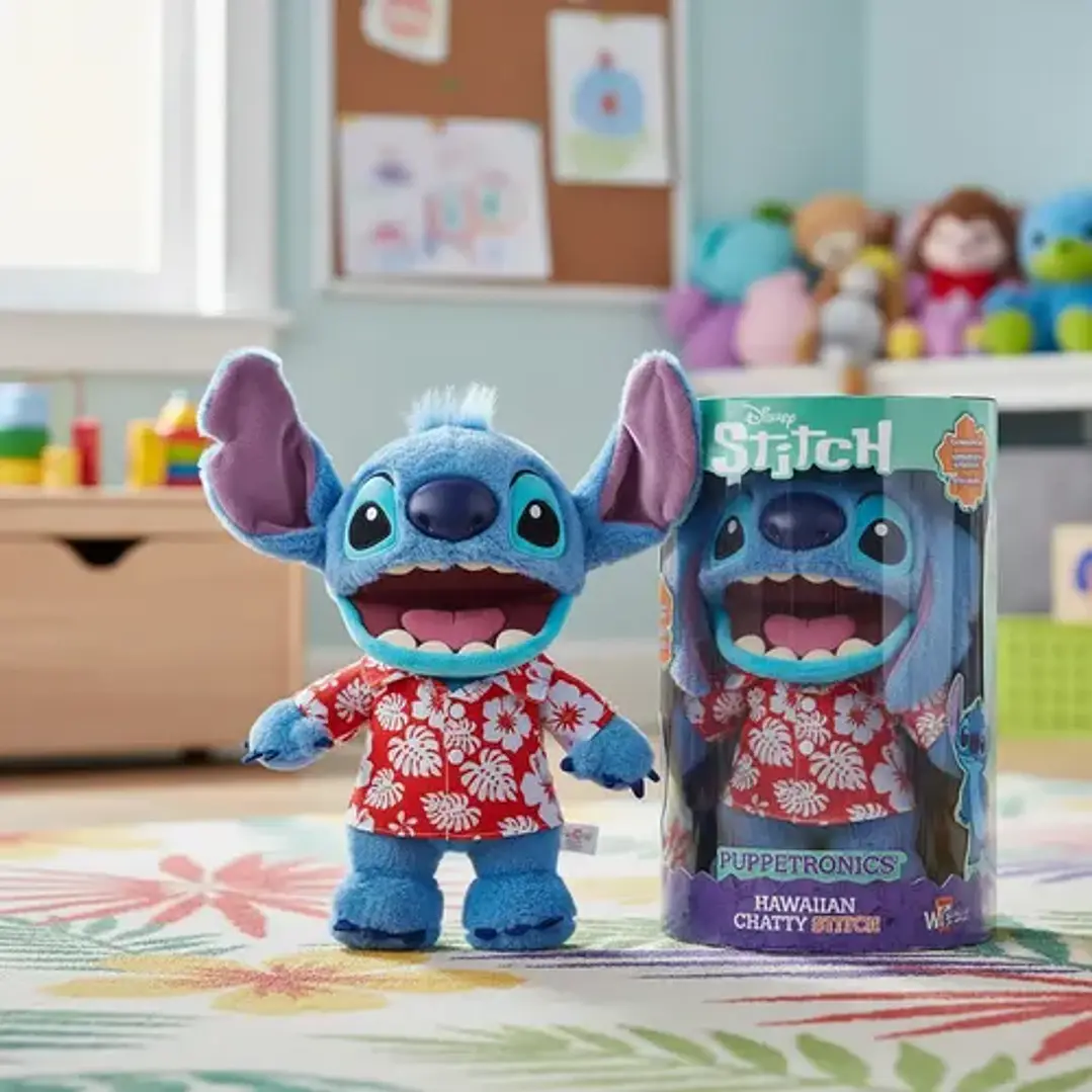 Muñeco Puppetronic Chatty Hawaiian Stitch Con Sonido Wabro 7