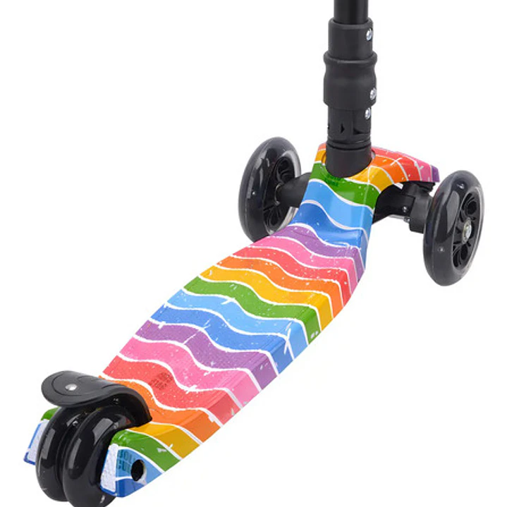 Monopatin Scooter Big 3 Ruedas Plegable Con Luz Bold Cube Color Astro Dream 3ws 5