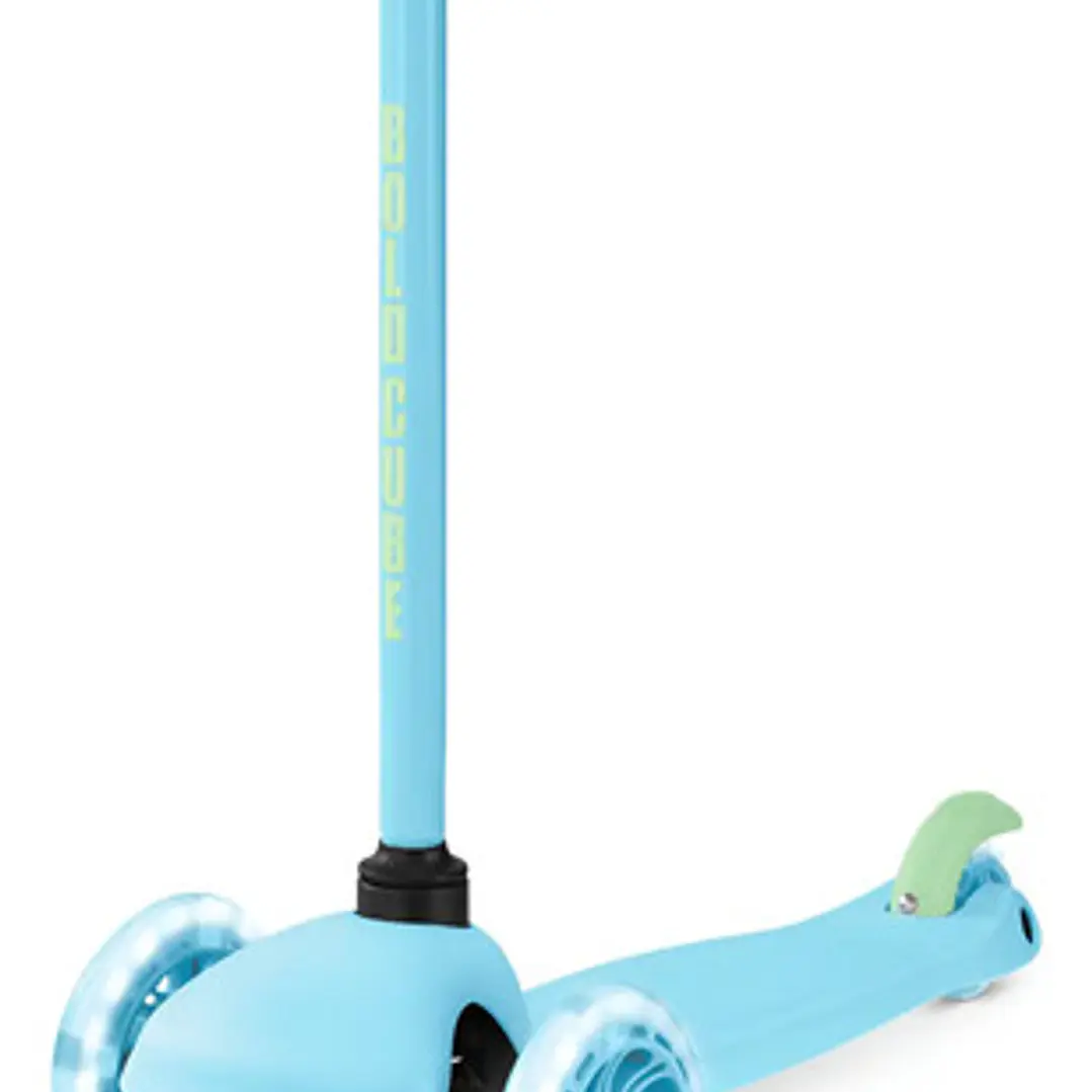 Monopatín Infantil 3 Ruedas Luces Led Manubrio Ajustable Teeny Azul 1
