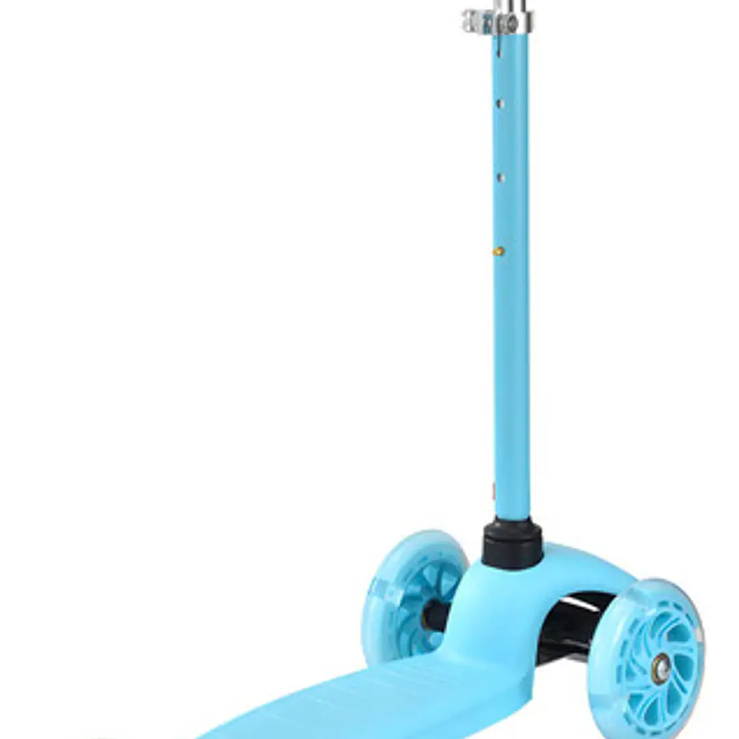 Monopatín Infantil 3 Ruedas Luces Led Manubrio Ajustable Teeny Azul 2