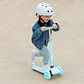 Monopatín Infantil 3 Ruedas Luces Led Manubrio Ajustable Teeny Azul - Miniatura 8