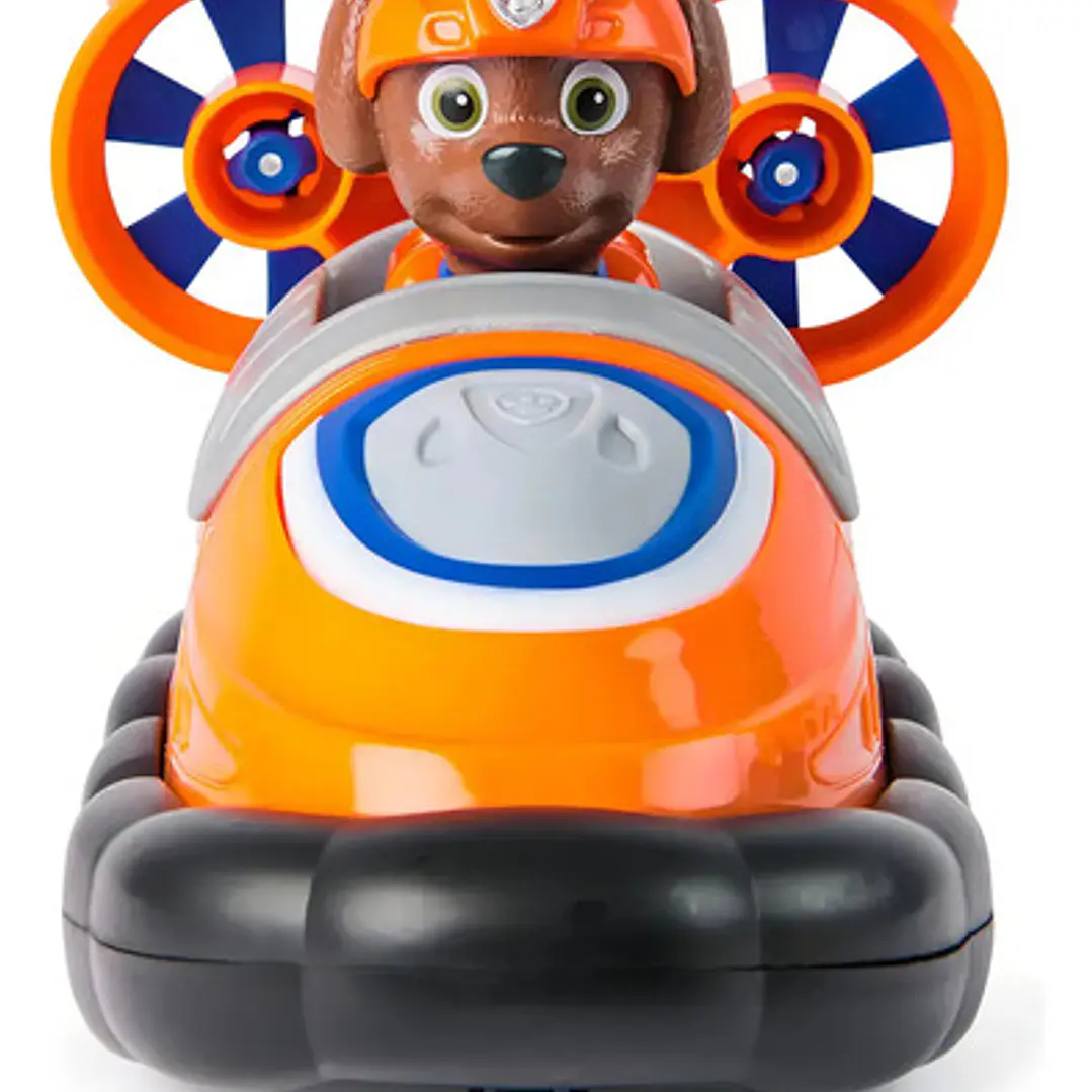 Paw Patrol Auto Mediano C/figura -zuma Hovercraft- Original 4