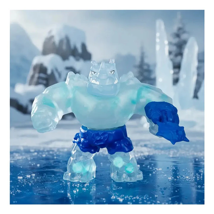 Figuras Estirable Goo Jit Zu Hero Meteor Madness Rhinostone 3