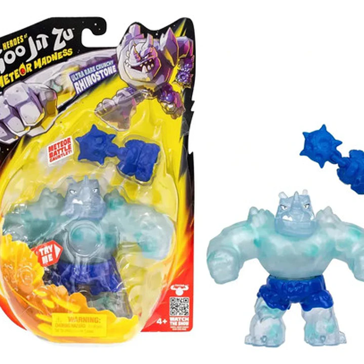 Figuras Estirable Goo Jit Zu Hero Meteor Madness Rhinostone 4