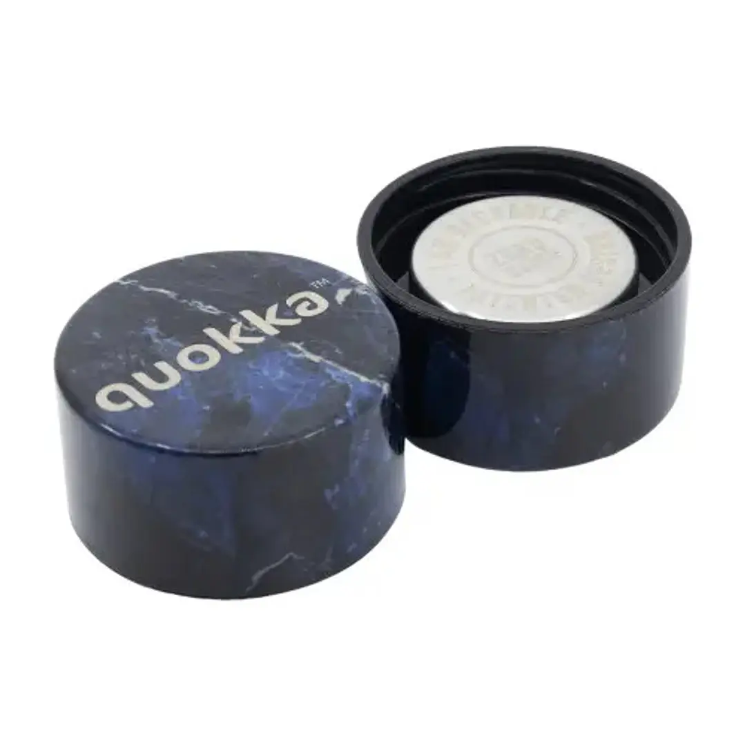 Botella 630ml Solid Acero Inox Correa Fantasia Black Quokka 2