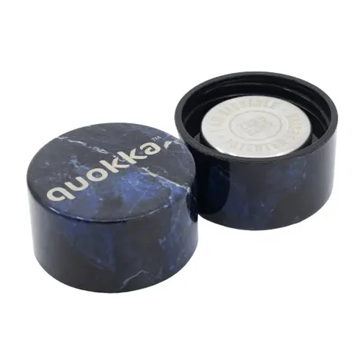 Botella 630ml Solid Acero Inox Correa Fantasia Black Quokka 2