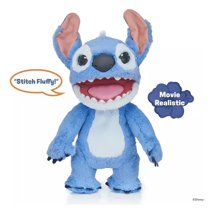Títere De Mano Wabro Puppetronic Stitch 45cm Peluche 4
