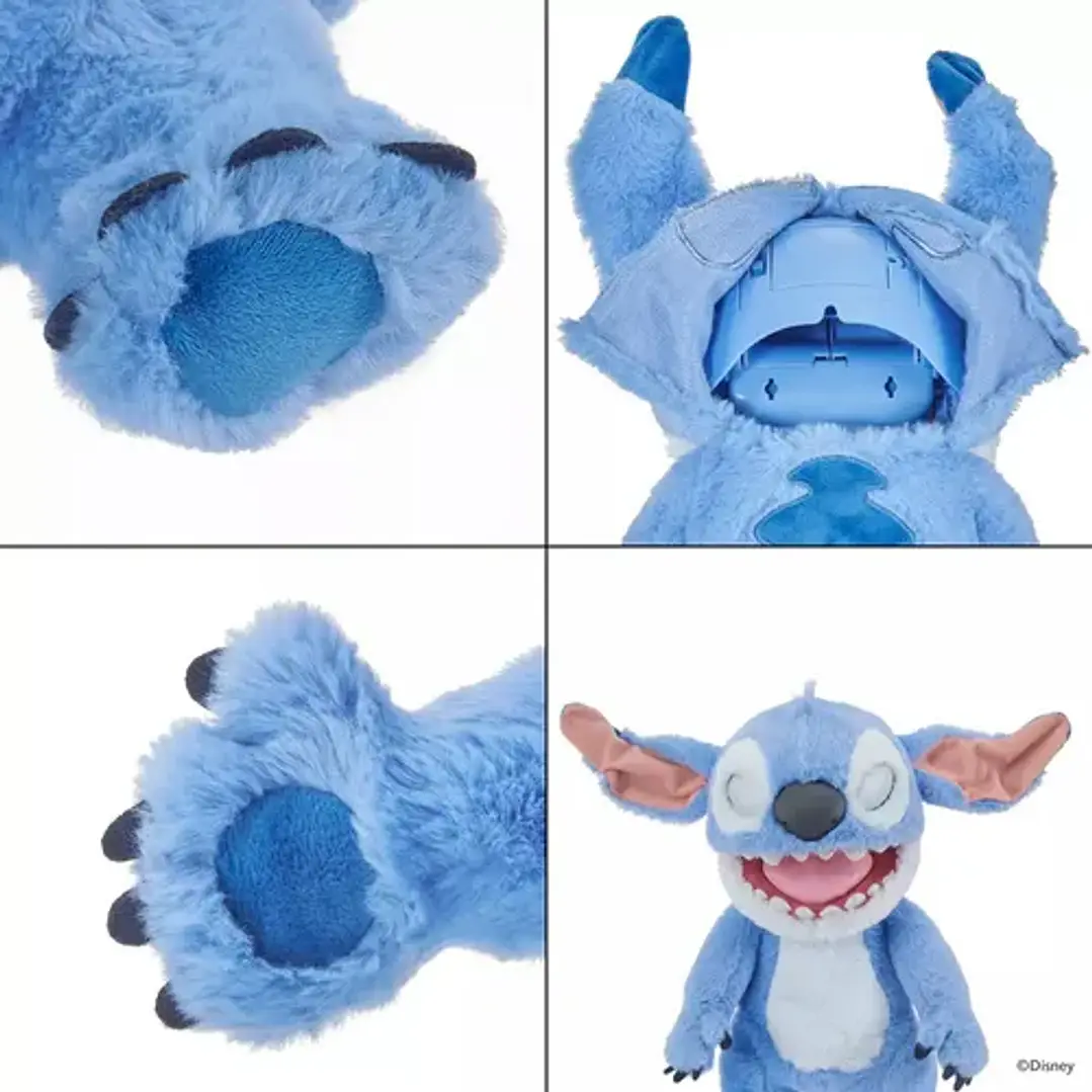 Títere De Mano Wabro Puppetronic Stitch 45cm Peluche 6