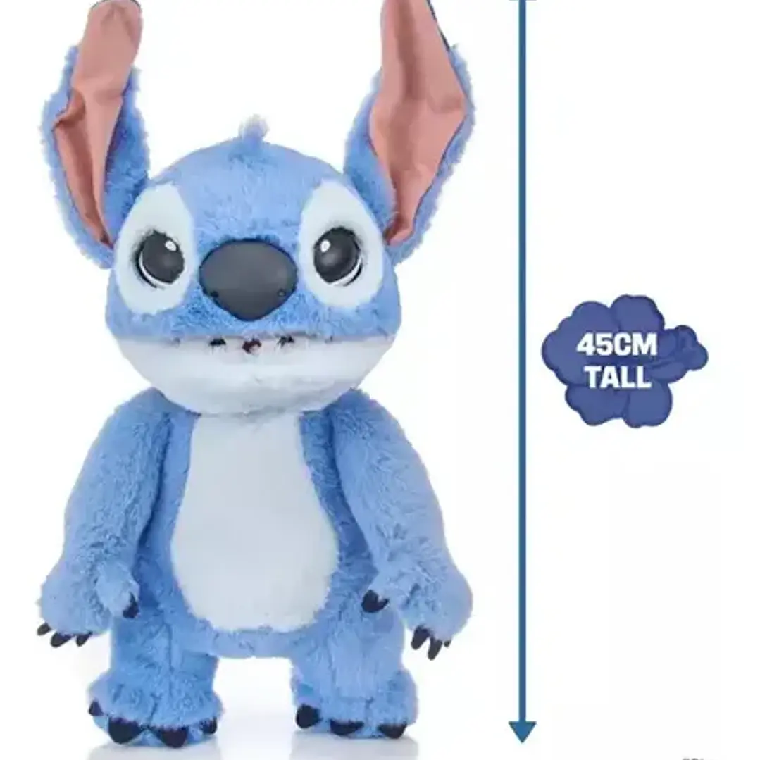 Títere De Mano Wabro Puppetronic Stitch 45cm Peluche 7