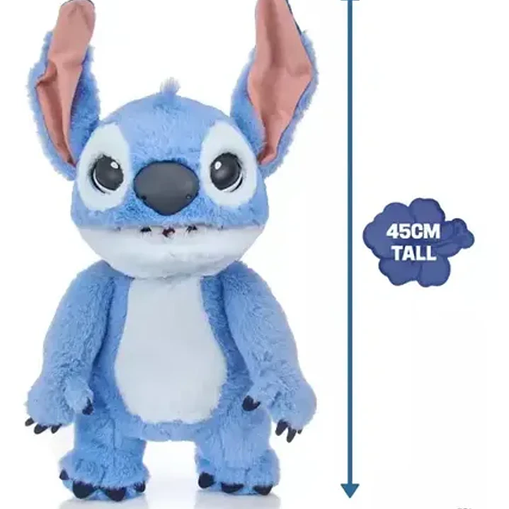 Títere De Mano Wabro Puppetronic Stitch 45cm Peluche 7