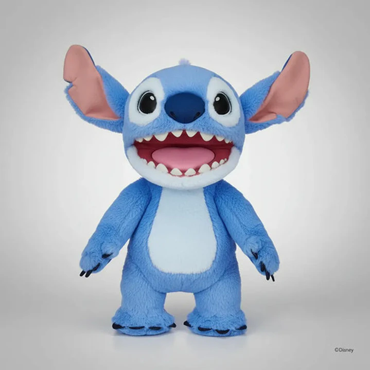 Títere De Mano Wabro Puppetronic Stitch 45cm Peluche 11