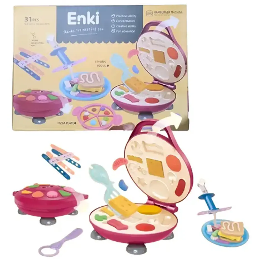 Set De Masas Kit De Comida 31 Piezas - Enki Hamburguesas 1