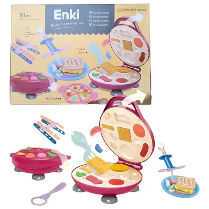 Set De Masas Kit De Comida 31 Piezas - Enki Hamburguesas 1