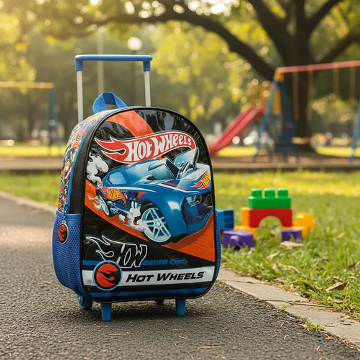 Mochila Carro 16  Hot Wheels Escudería 75140 Original 1