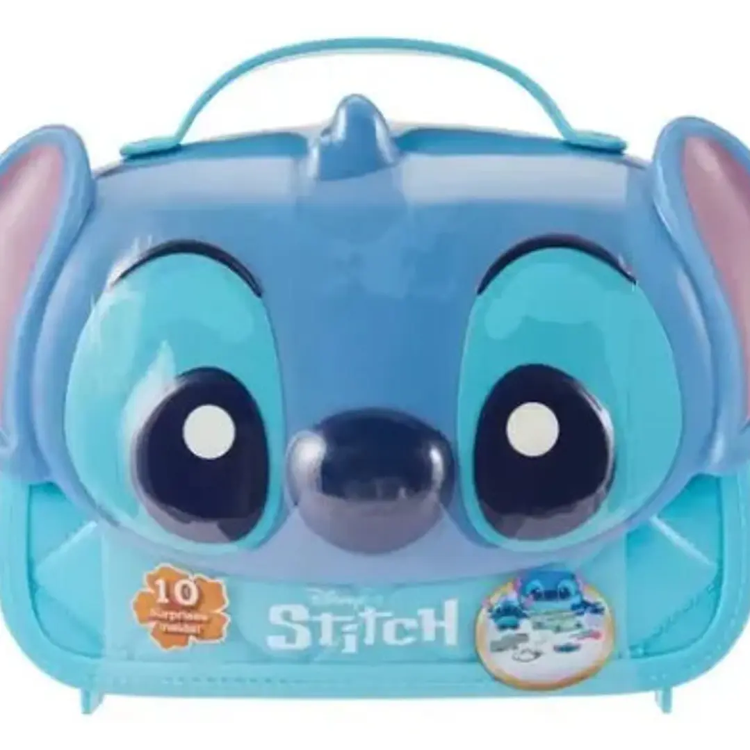 Cartera Stitch Con Peluche Y Accesorios Glam Buddies Acabado De Los Herrajes Plastico Color Azul Correa De Hombro Azul Acero 7