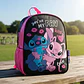 Mochila Infantil Stitch Disney Jardin Niños Negro Personajes - Miniatura 2