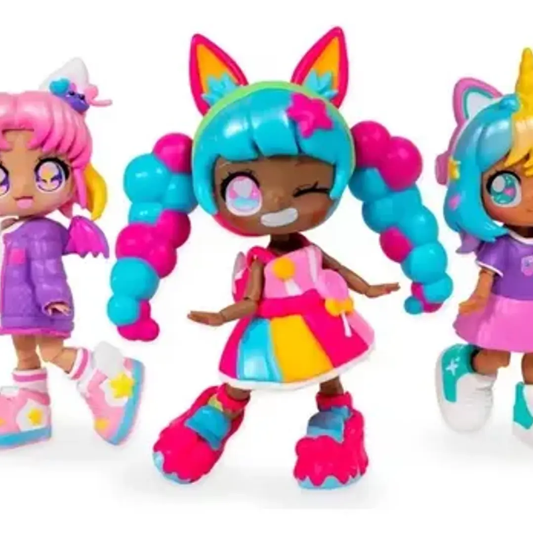 Muñeca Animakii Switch & Swap Intercambiables Kawaii 6