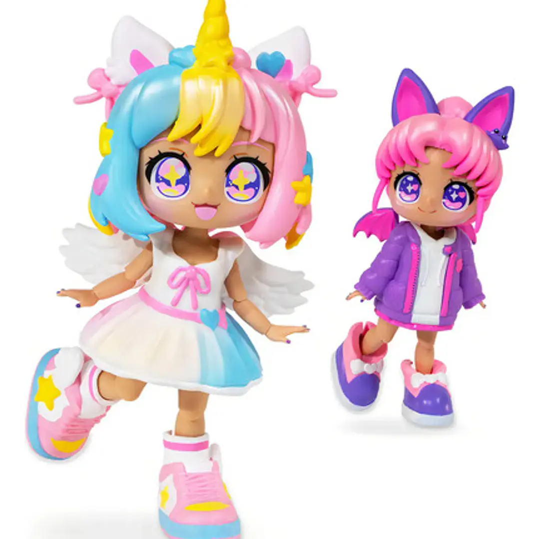 Animakii Muñeca Con Intercambiables Unicorn + Bat 3