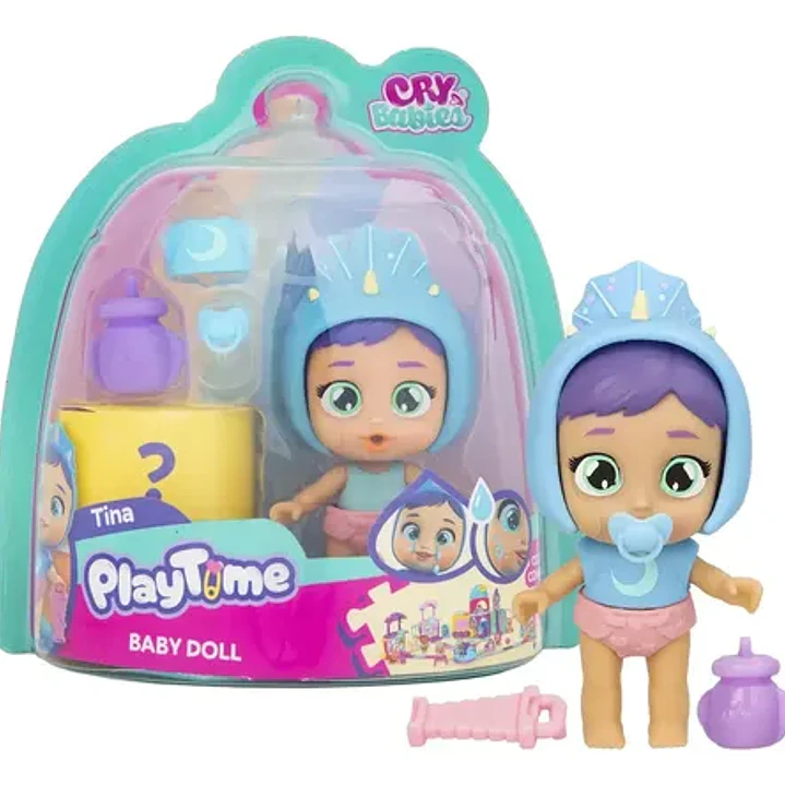 Muñeca 9cm Cry Babies Playtime Day Care Tina 1