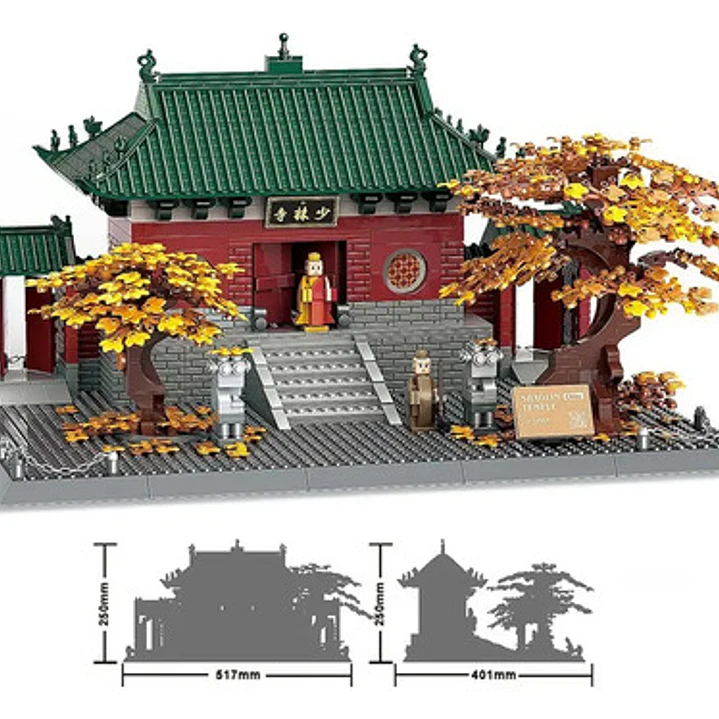 Rompecabezas Puzzle 3d Templo Shaolin 1526 Pzas Funny Land 3
