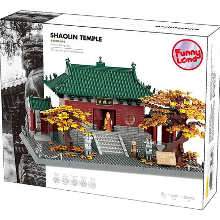 Rompecabezas Puzzle 3d Templo Shaolin 1526 Pzas Funny Land 4