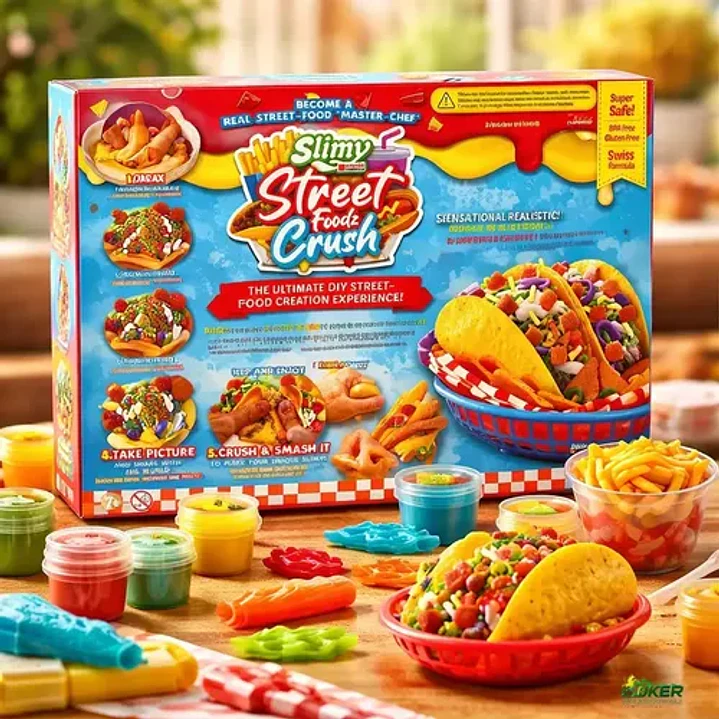 Set Slime Slimy Street Food Crush Tacos Diy Con Accesorios 1