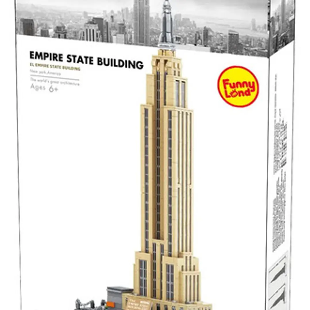 Rompecabezas 3d Empire State Building 1559 Pzas Funny Land 2