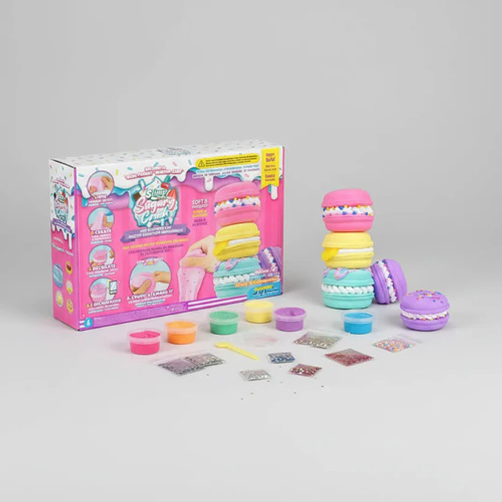 Set Slime Macarons Slimy Sugary Crush Kit Manualidades 10
