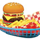 Kit de minilimo para hamburguesas Slimy Diy Street Food Crush - Miniatura 2