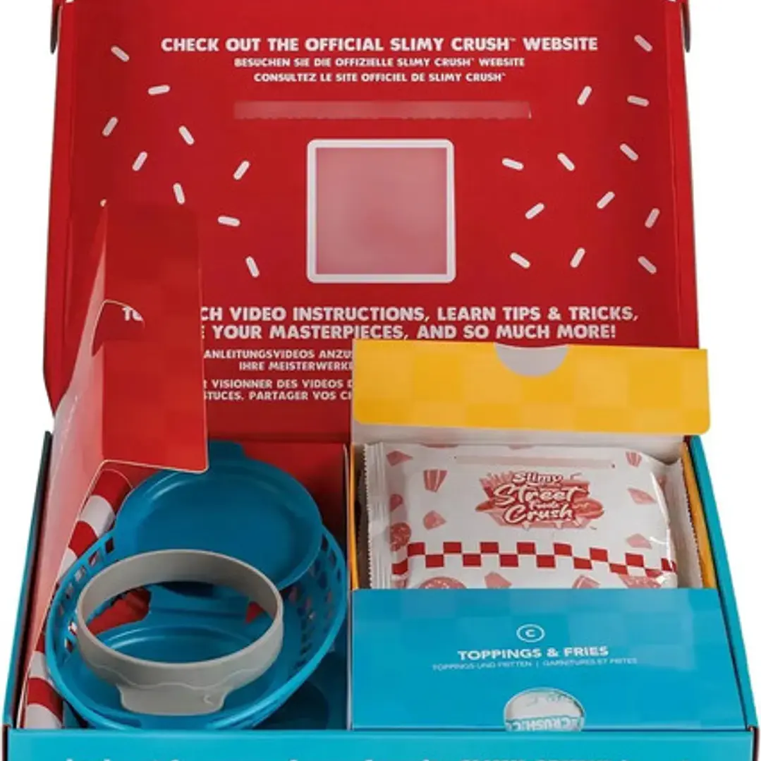 Set para Hacer Slime Hamburguesa Slimy Street Foodz Crush 4