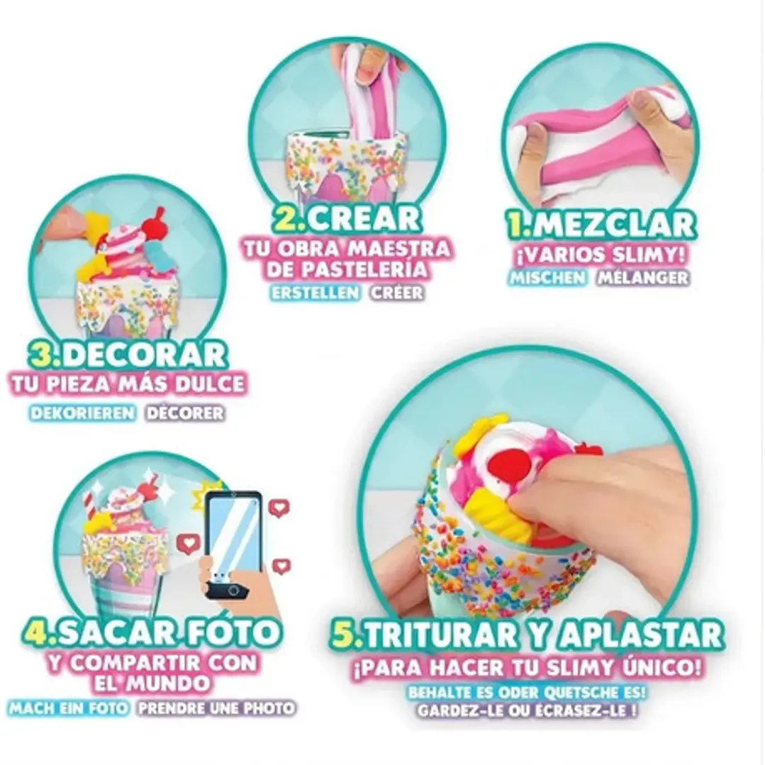 Kit de chocolate Slime Milkshake Slimy Sugary Crush - Candide 5