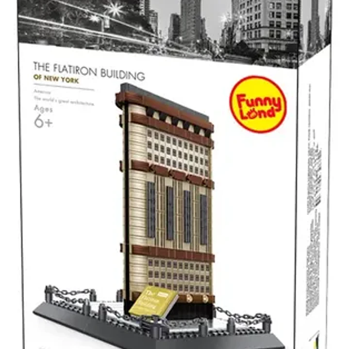 Puzzle En Bloques 3d The Flatiron Building 838pzs Funny Land 2