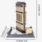 Puzzle En Bloques 3d The Flatiron Building 838pzs Funny Land - Miniatura 4