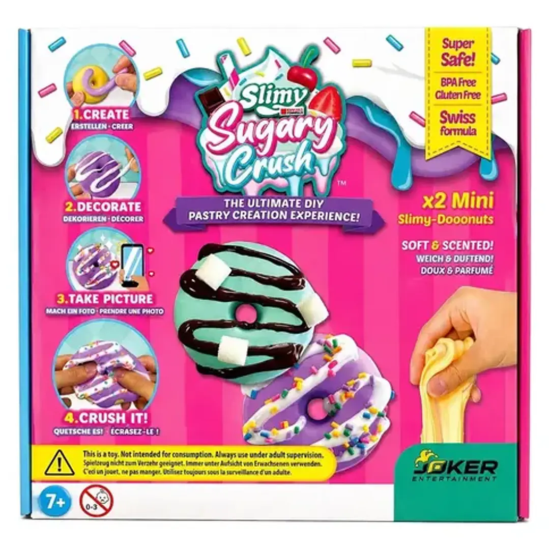 Kit Slime Sugary Crush Pasteleria Crea Tus Mini Donas X2 2