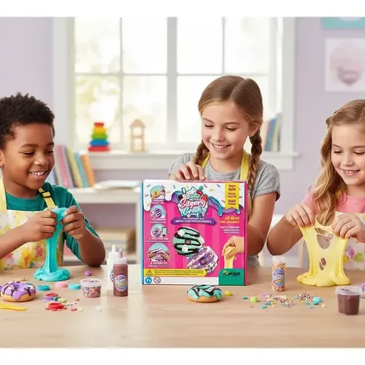 Kit Slime Sugary Crush Pasteleria Crea Tus Mini Donas X2 3