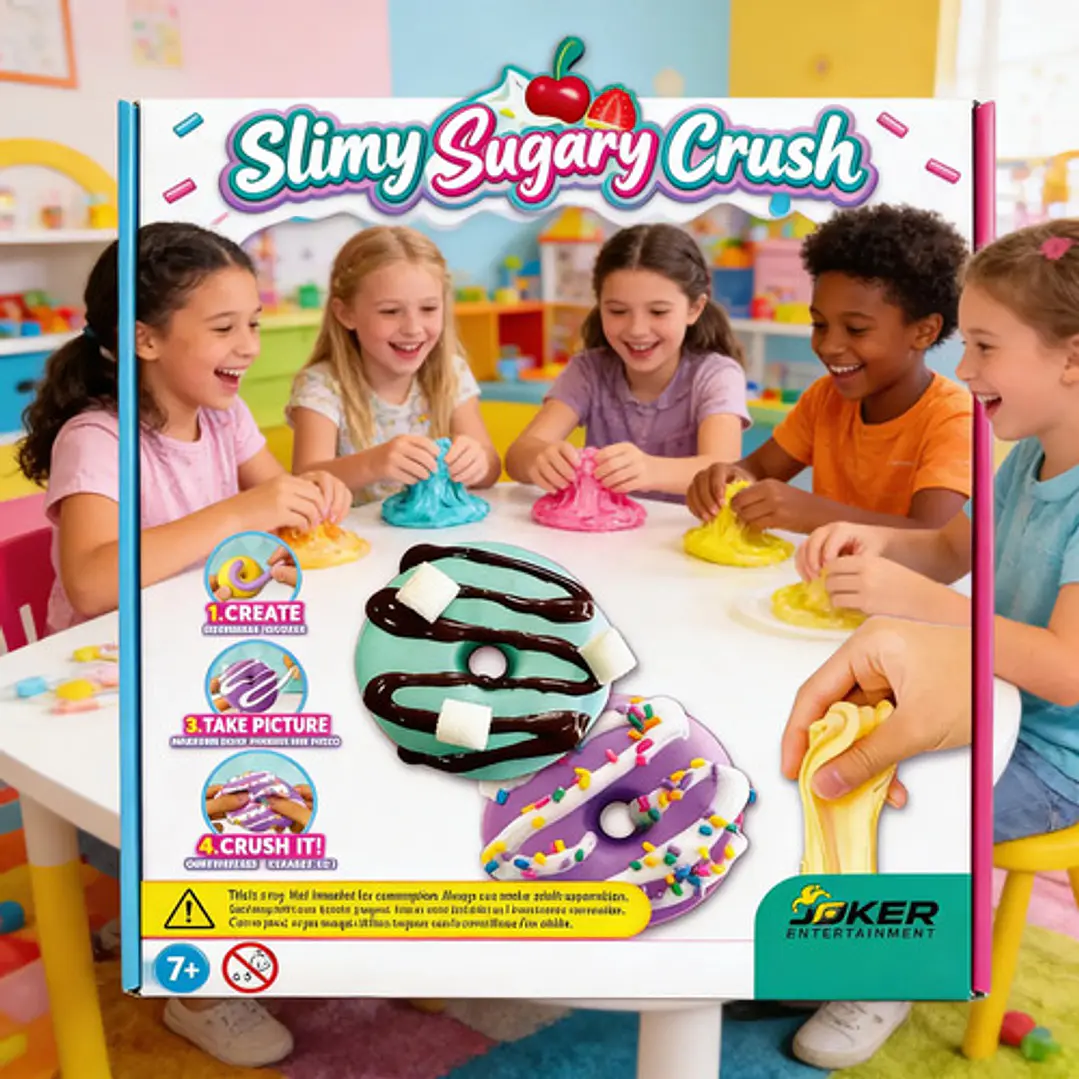 Kit Slime Sugary Crush Pasteleria Crea Tus Mini Donas X2 5