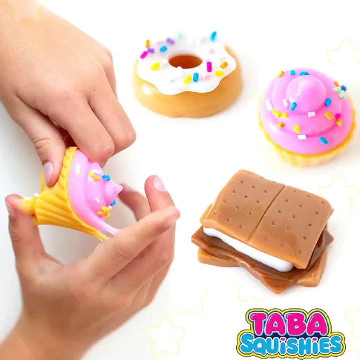 Mushmeez Taba Squishies Mini Comidas Pack X3 Yummy Mini 2