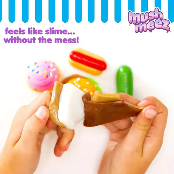 Mushmeez Taba Squishies Mini Comidas Pack X3 Yummy Mini 4