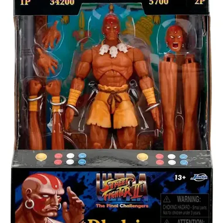Figura Accion 15cm Ultra Street Fighter Ii Dhalsim Jada 1