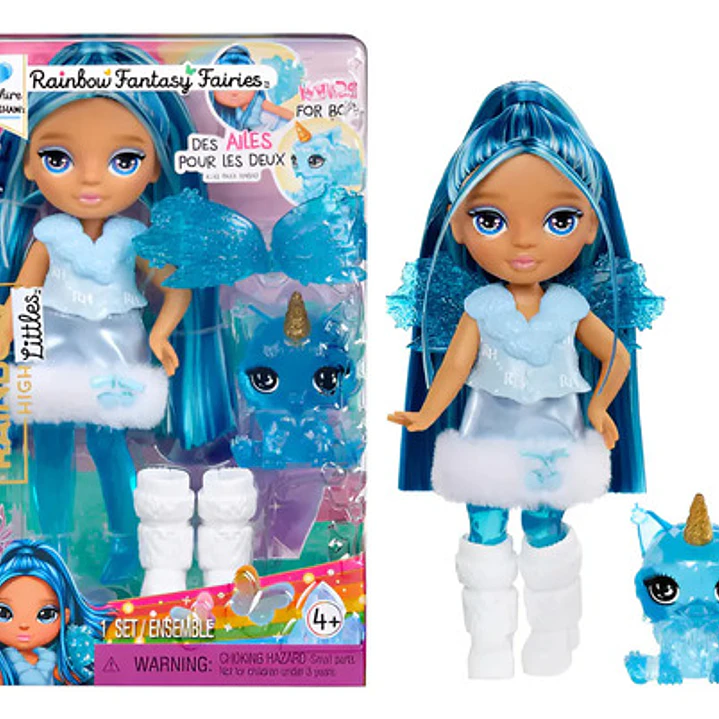 Rainbow High Littles Sapphire Hada De Fantasía Y Mascota 1