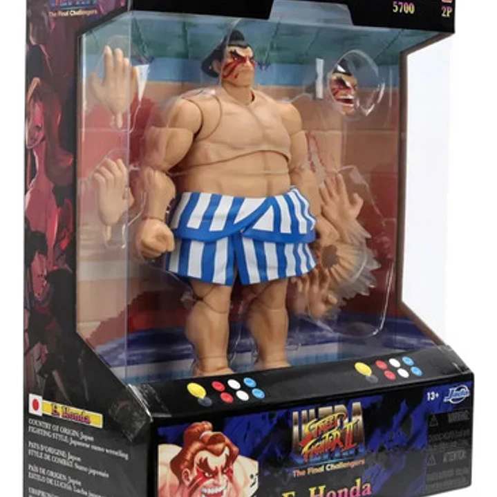 Figura de acción E. HONDA Deluxe 35740 de Jada Toys Street Fighter Jada Toys 6  2