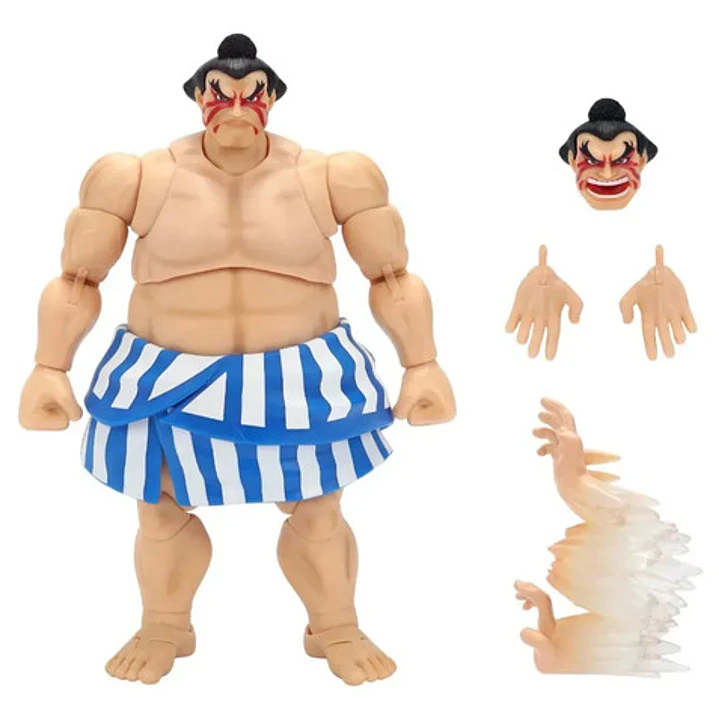 Figura de acción E. HONDA Deluxe 35740 de Jada Toys Street Fighter Jada Toys 6  3