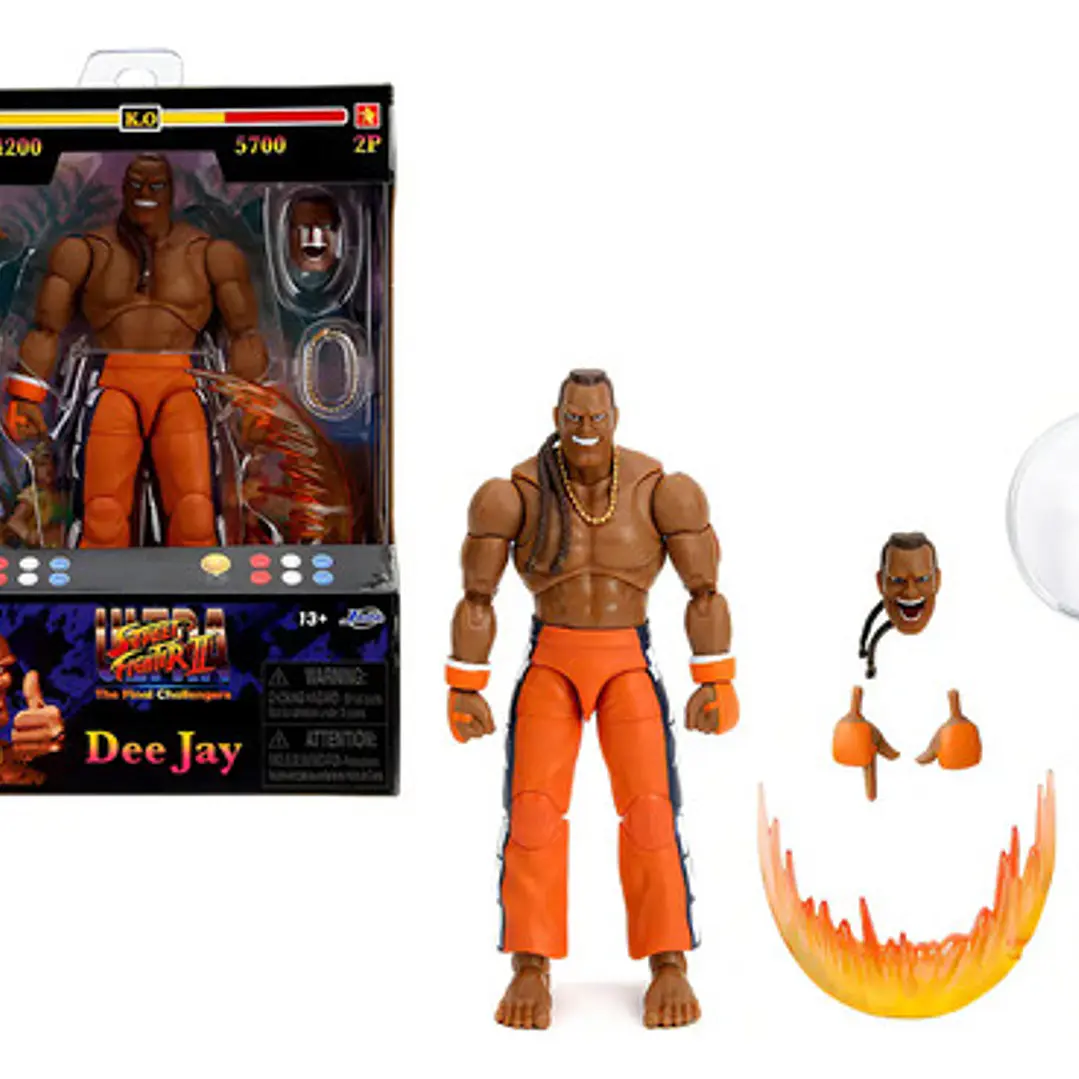 Figura Jada Dee Jay Ultra Street Fighter Ii Articulada 1
