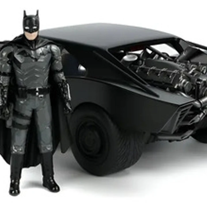 Auto 2022 Batman & Batimovil 1:24 Con Figura Batman Dc Jada 5