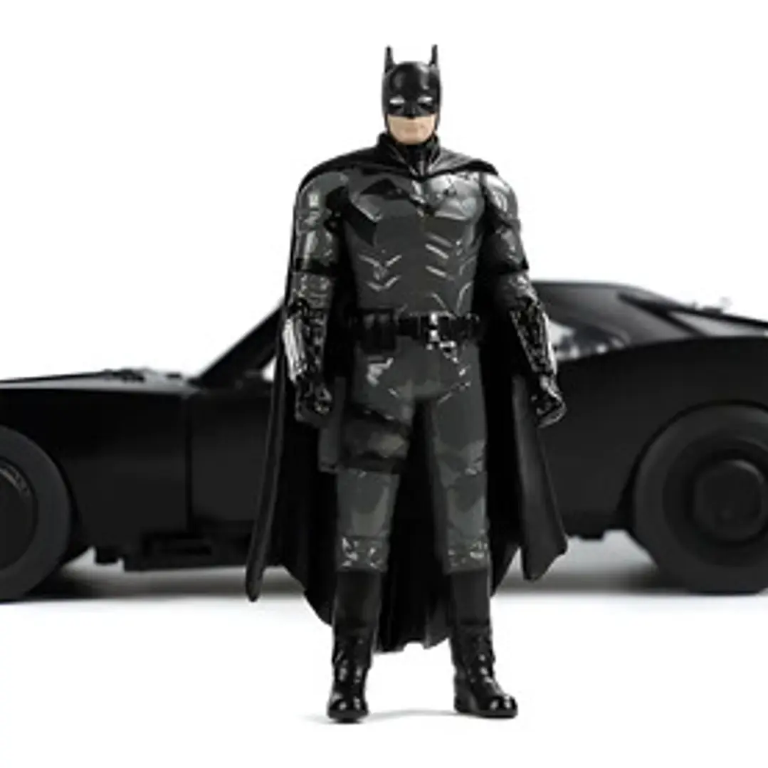 Auto 2022 Batman & Batimovil 1:24 Con Figura Batman Dc Jada 6