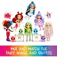 Rainbow High Littles Amethyst Hada De Fantasía Y Mascota - Miniatura 5